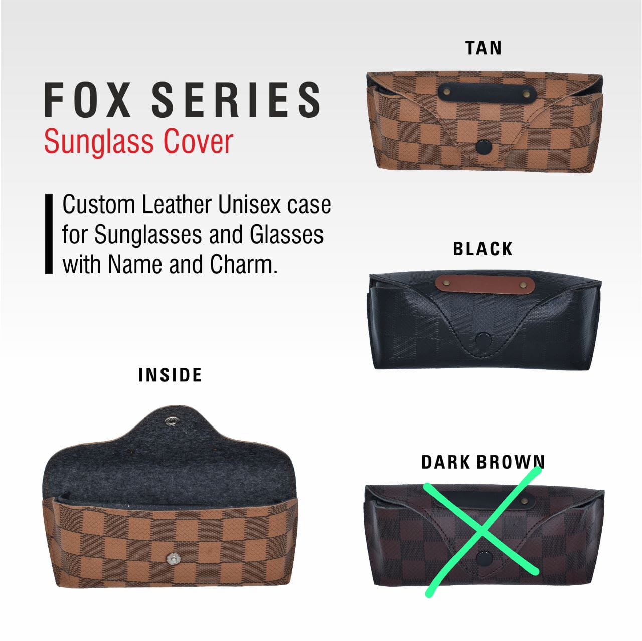 Fox sunglass holder