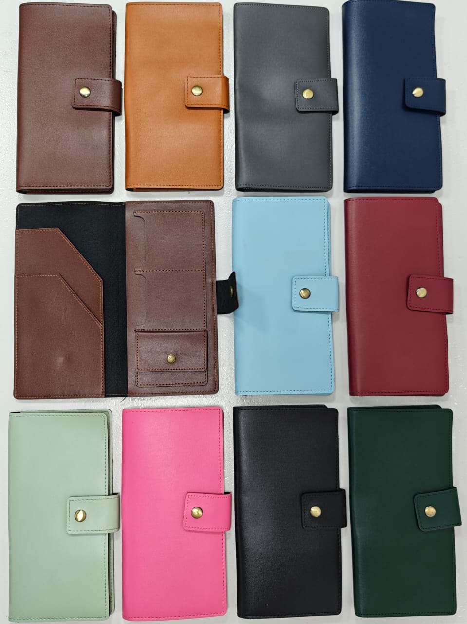 Personalized Faux Series Travel Organizer with Name Embossing | PU Leather Passport & Document Holder for Men & Women