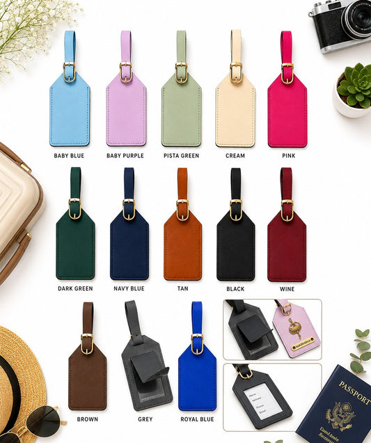 Faux Travel Bag tag